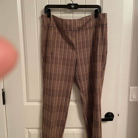 Checked brown and tan pants - Picture 1 of 7